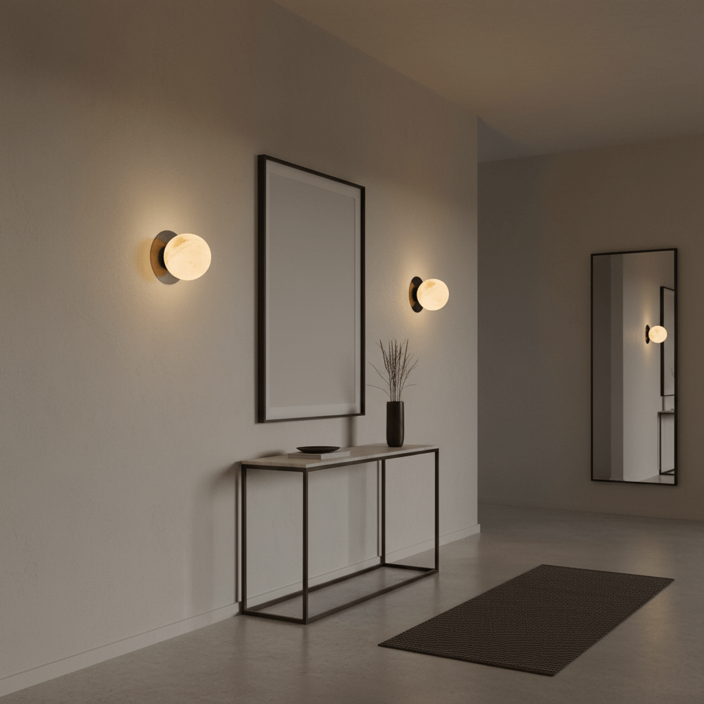 Orrila Dawn Alabaster Sconce