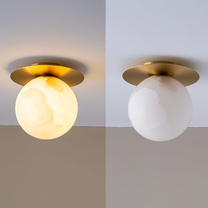 Orrila Dawn Alabaster Sconce