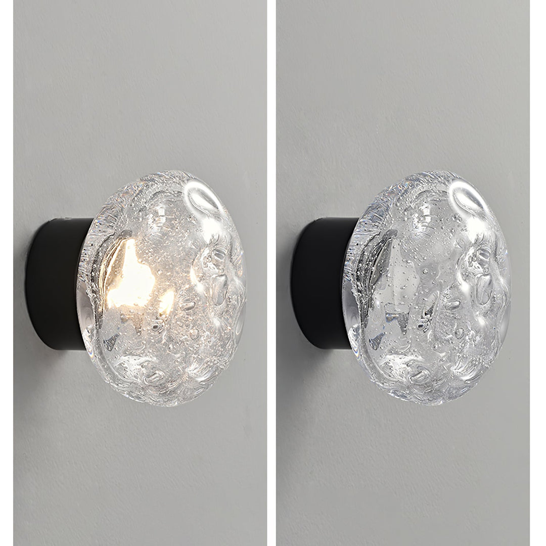 Orrin Molten Glass Wall Light