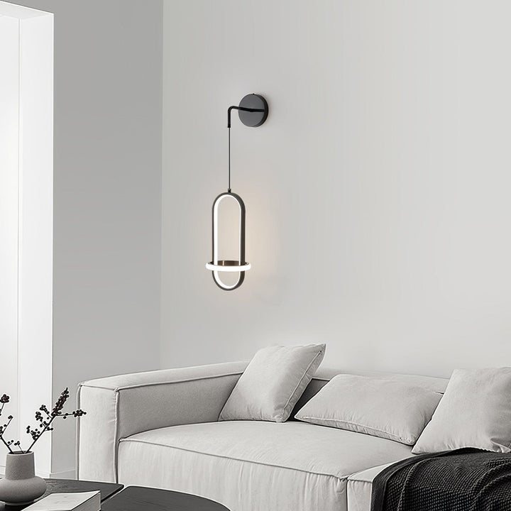 Oval Brass Wall Light