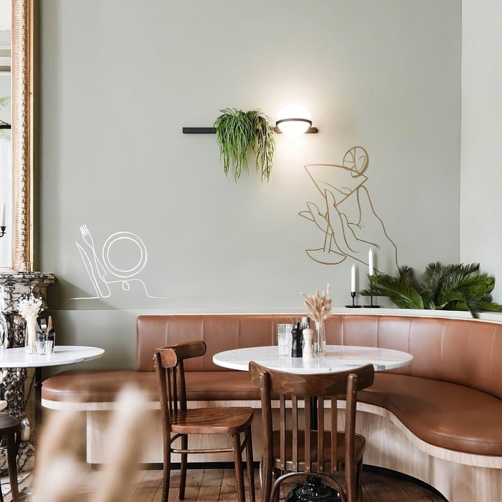 Solstice Orb Wall Light