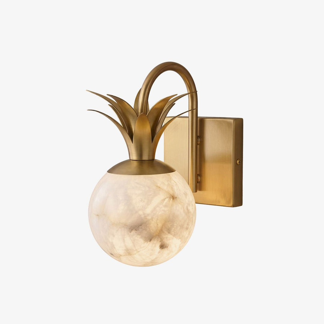 Palmera Spanish Alabaster Wall Sconce