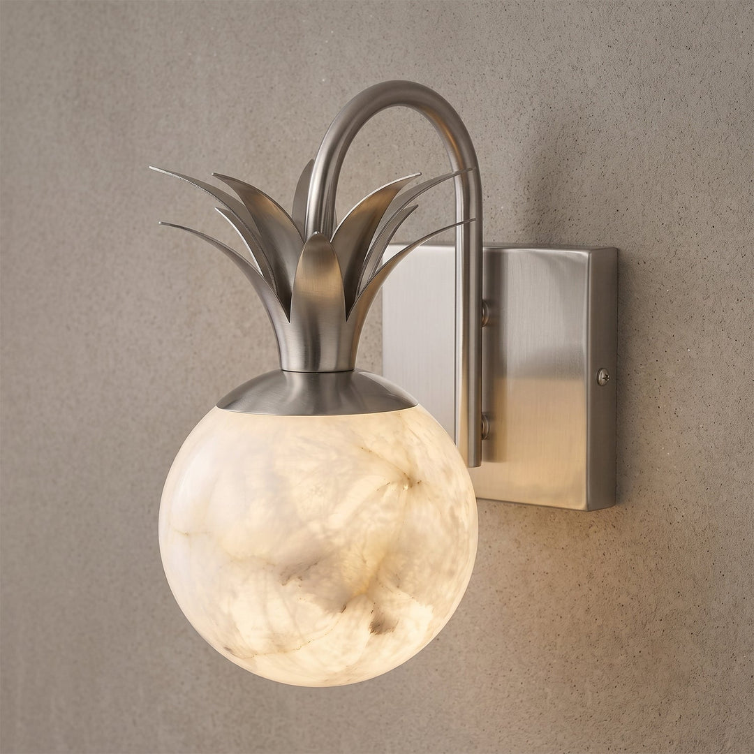 Palmera Spanish Alabaster Wall Sconce