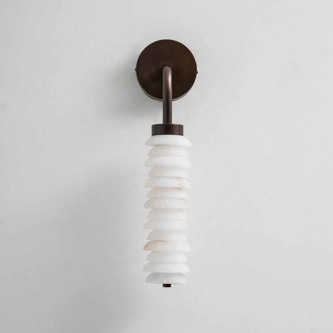 Helix Alabaster Wall Lamp