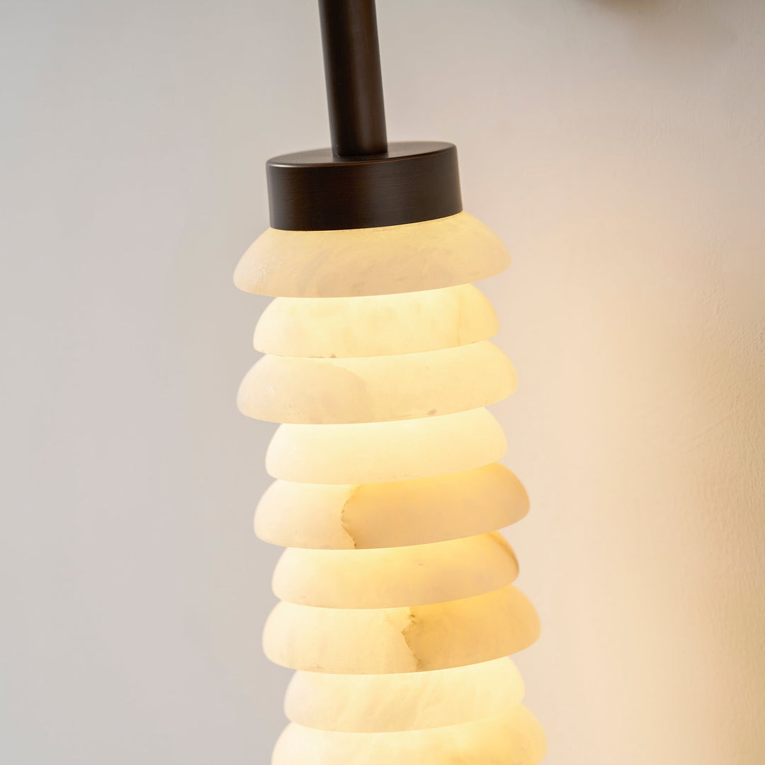 Helix Alabaster Wall Lamp