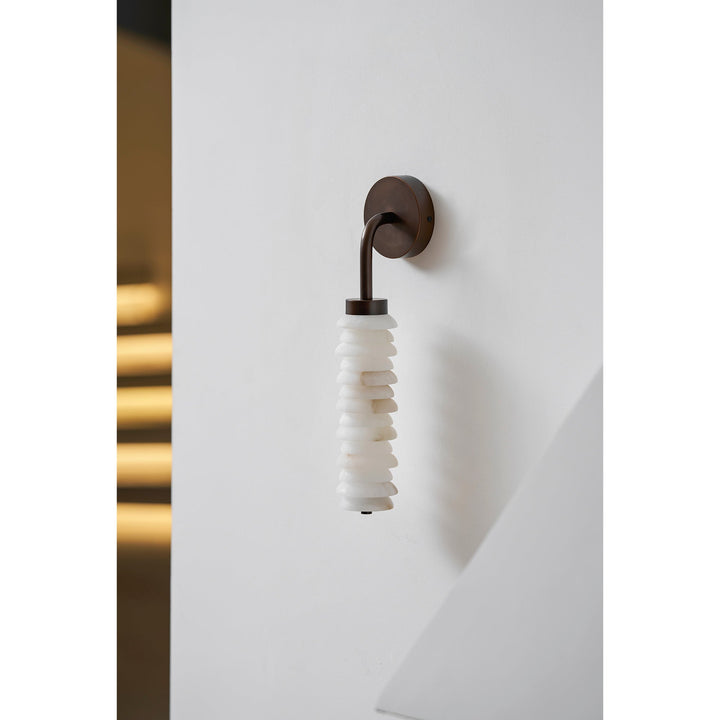 Helix Alabaster Wall Lamp