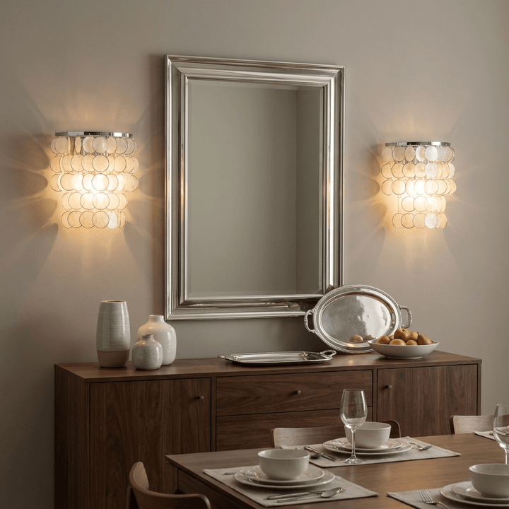 Pearl Shell Wall Lamp