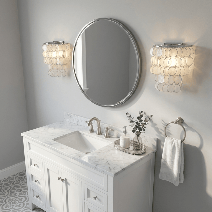 Pearl Shell Wall Lamp