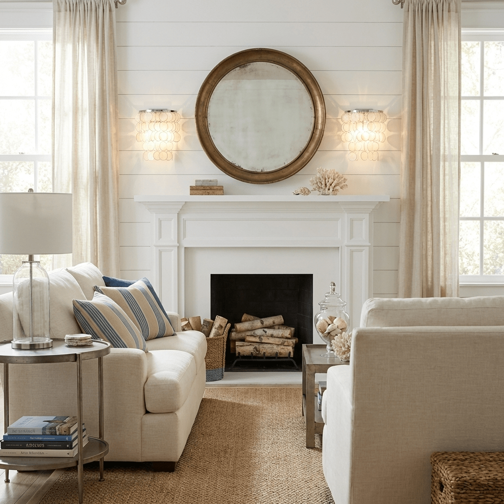 Pearl Shell Wall Lamp