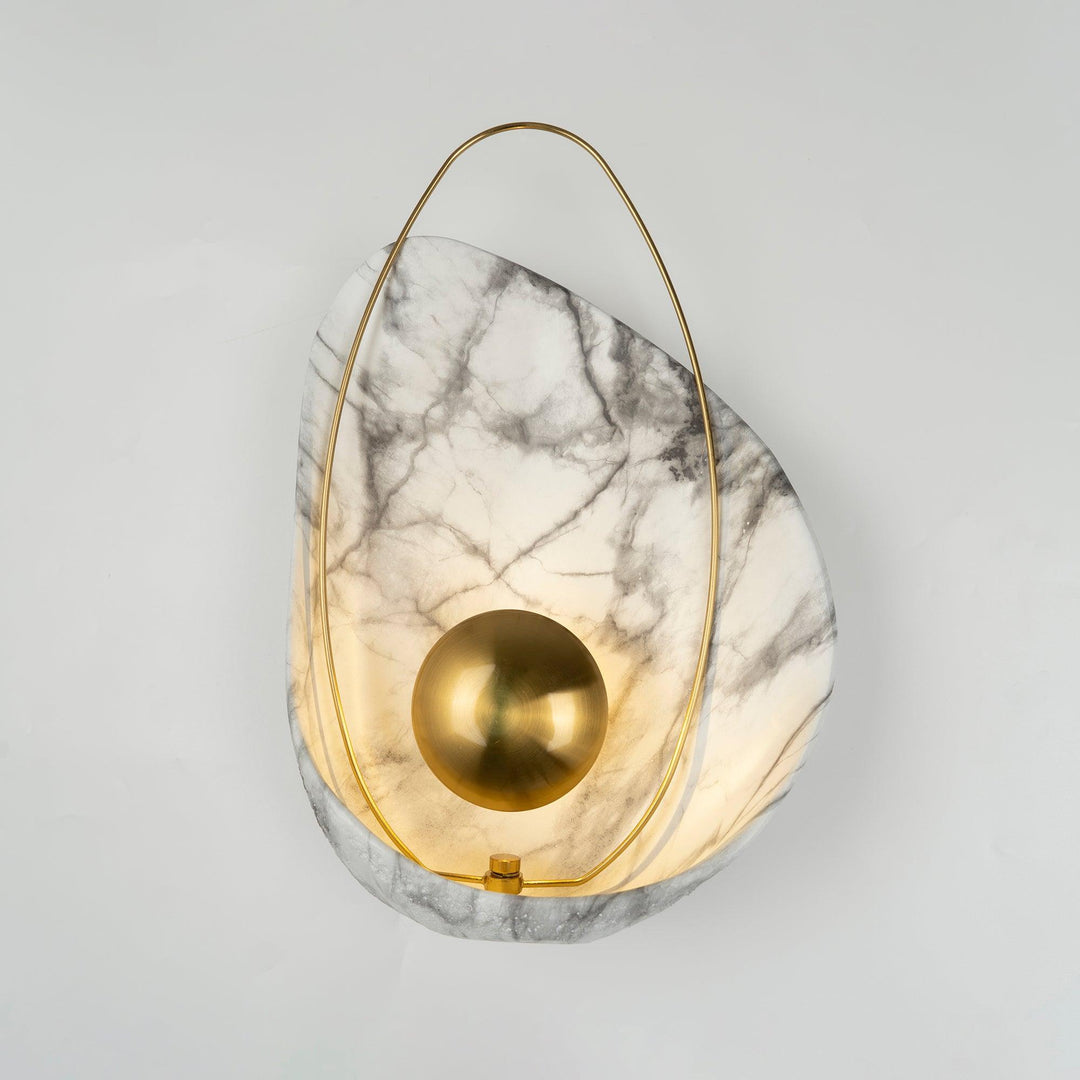 Marbled Shell Wall Sconce