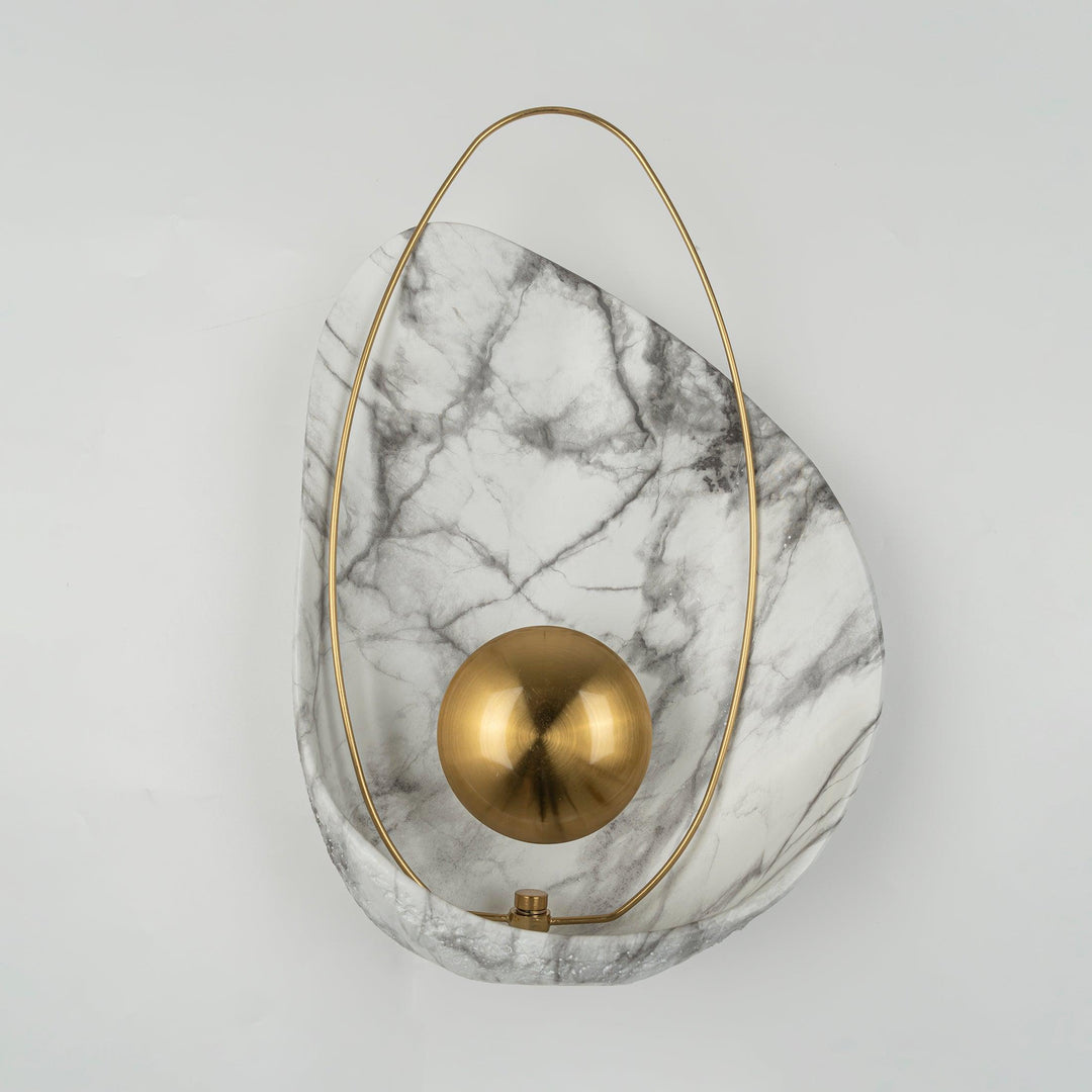 Marbled Shell Wall Sconce