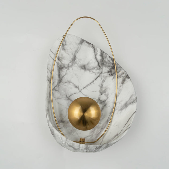Marbled Shell Wall Sconce