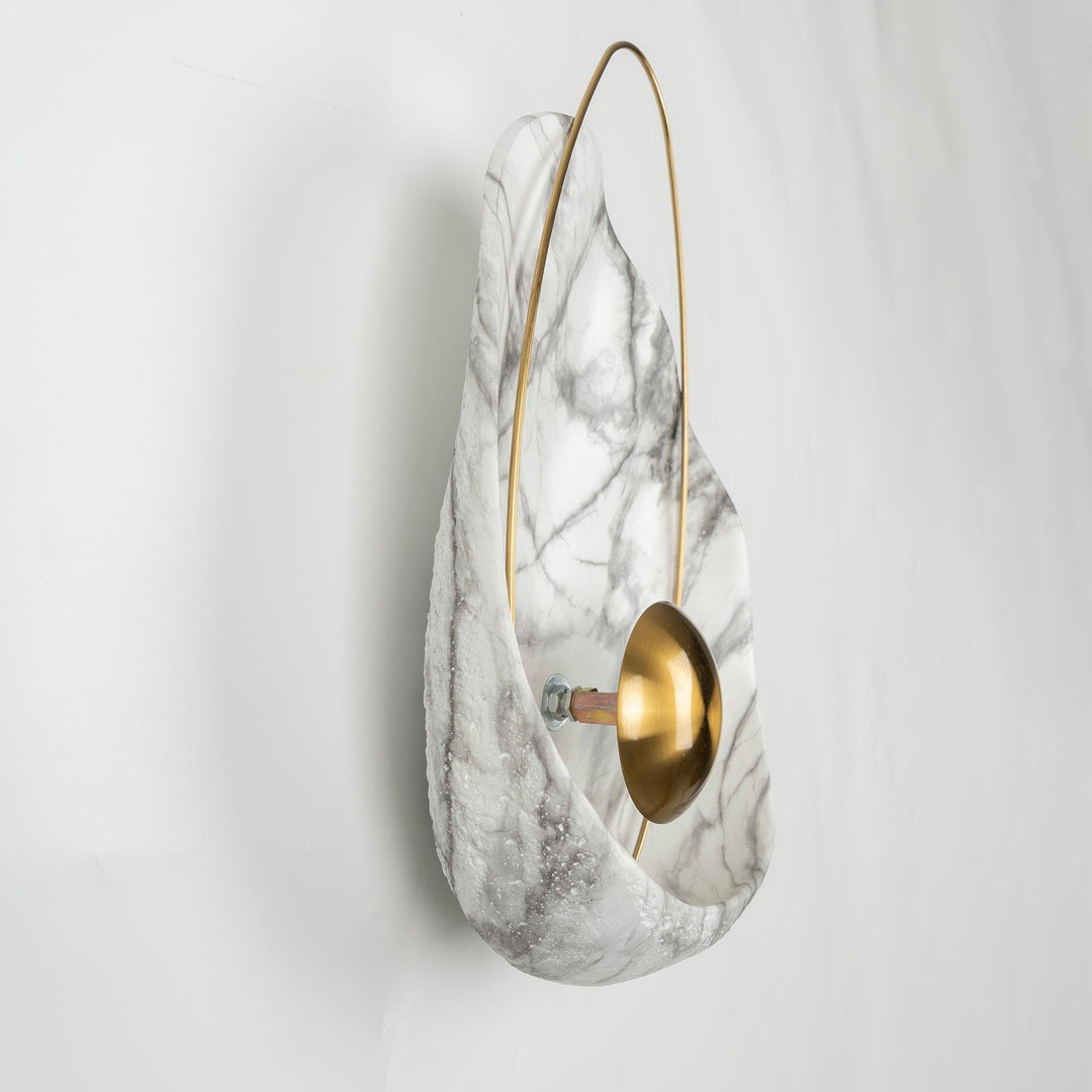 Marbled Shell Wall Sconce