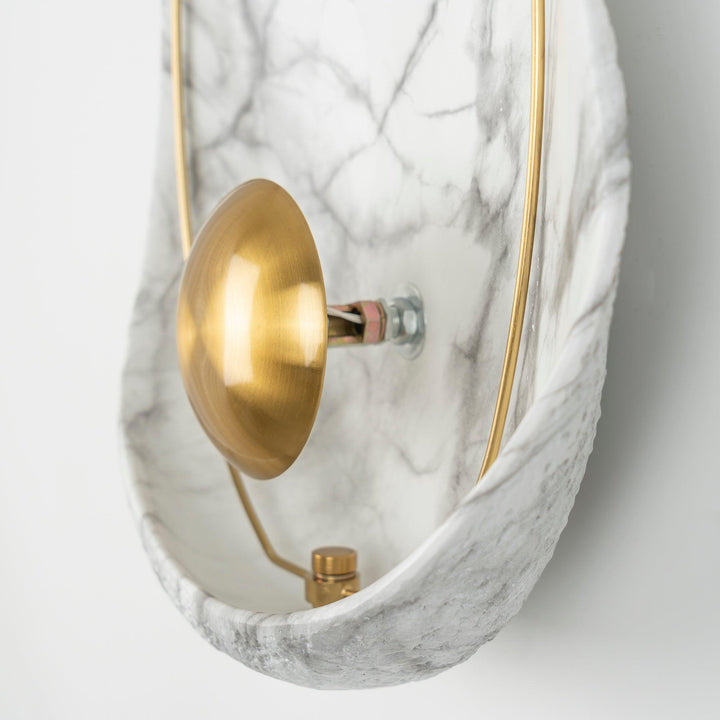 Marbled Shell Wall Sconce