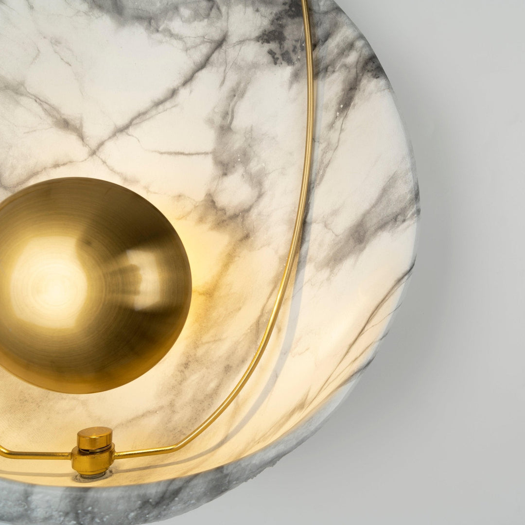 Marbled Shell Wall Sconce
