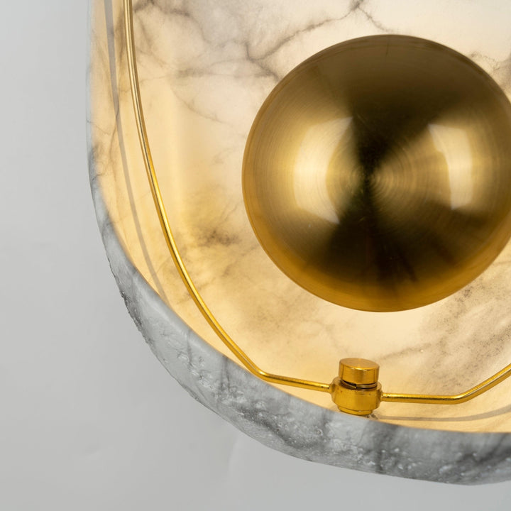 Marbled Shell Wall Sconce