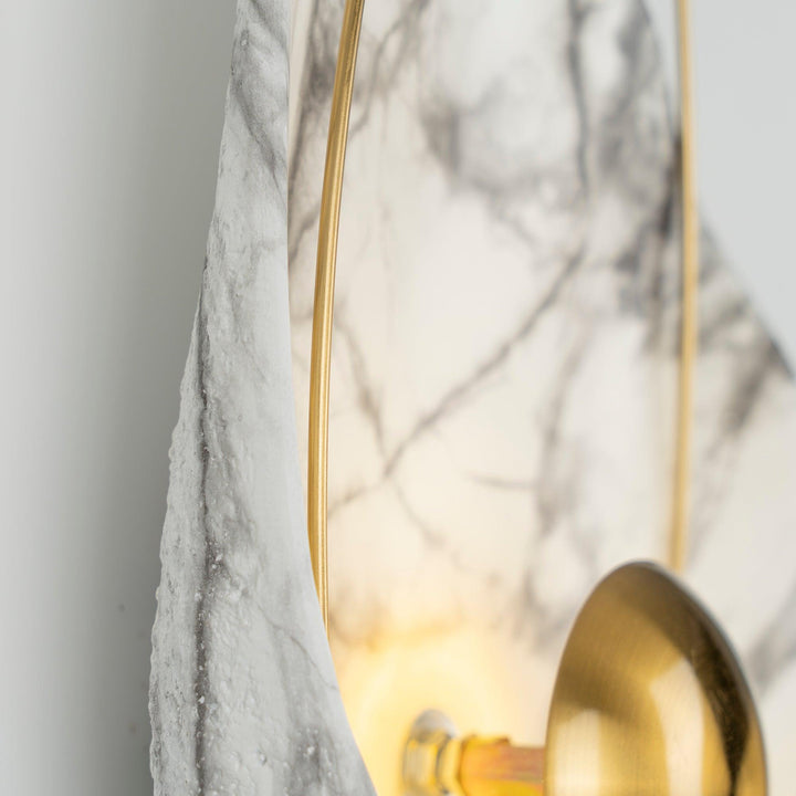 Marbled Shell Wall Sconce