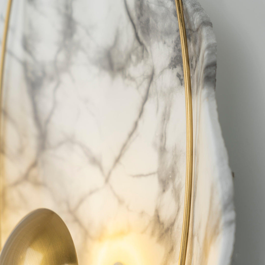Marbled Shell Wall Sconce