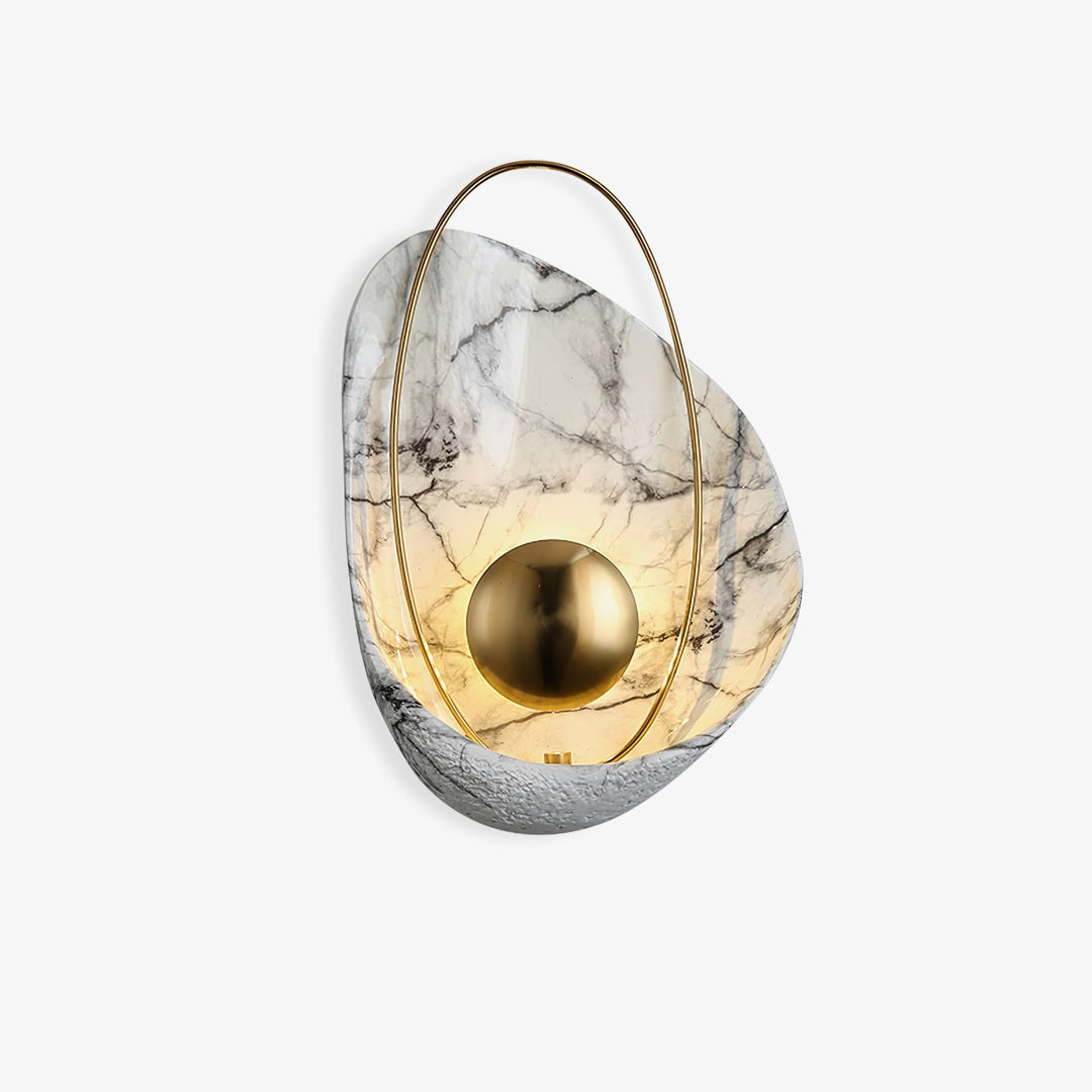 Marbled Shell Wall Sconce