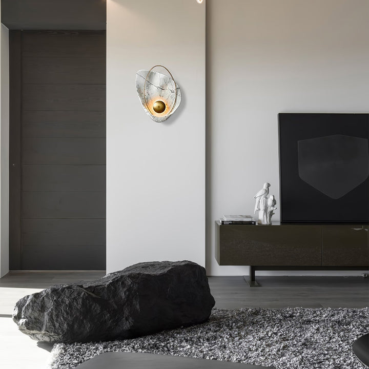 Marbled Shell Wall Sconce