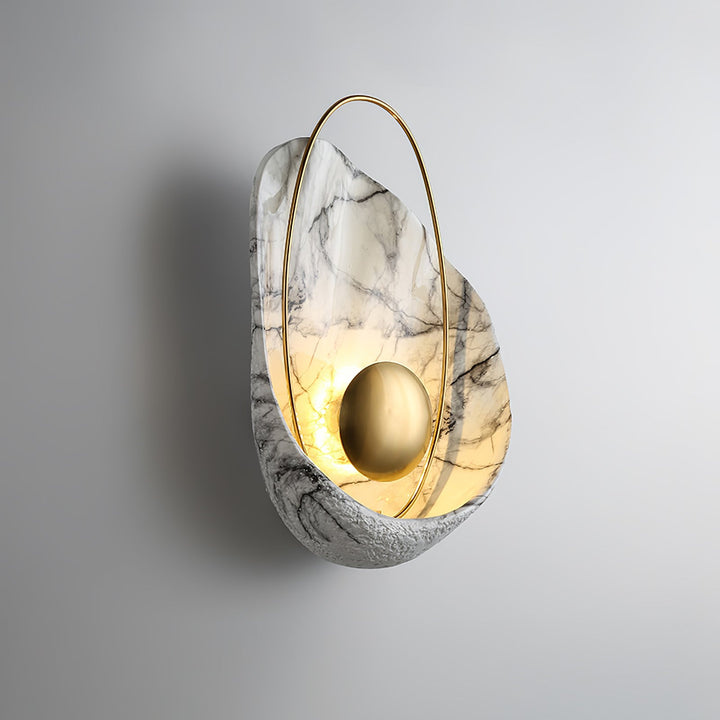Marbled Shell Wall Sconce