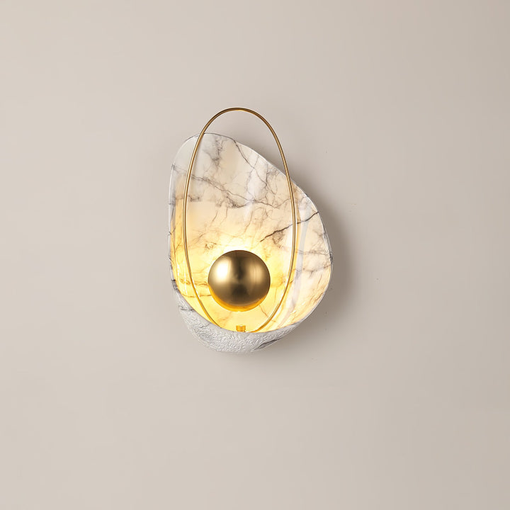 Marbled Shell Wall Sconce