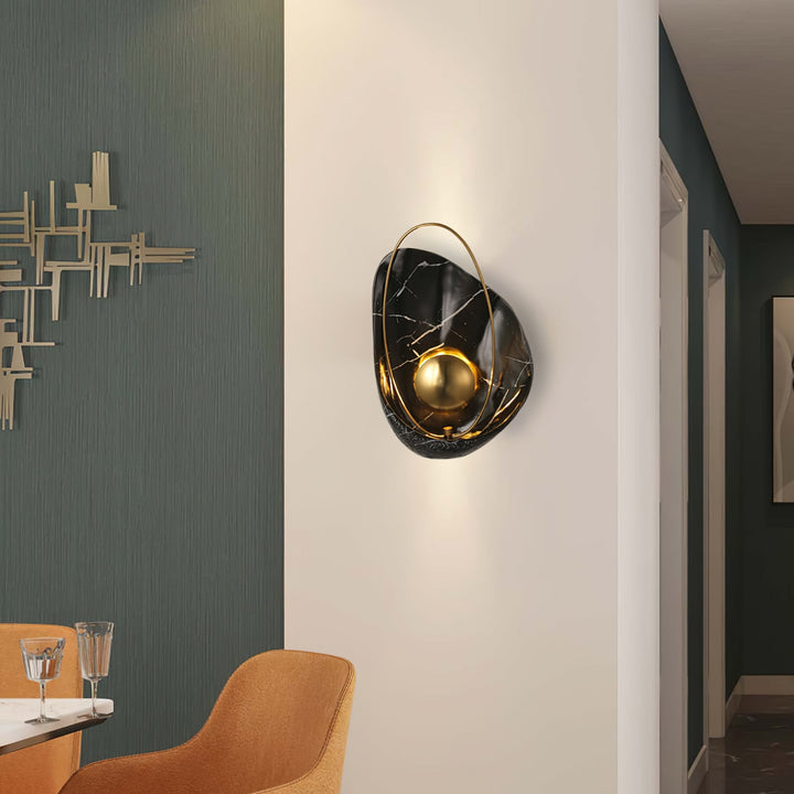 Marbled Shell Wall Sconce
