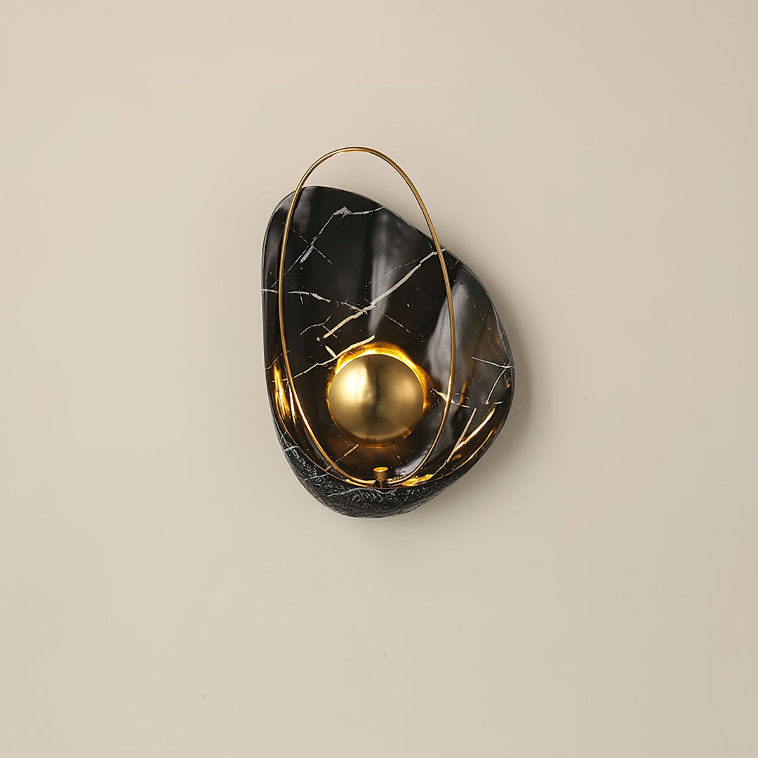 Marbled Shell Wall Sconce