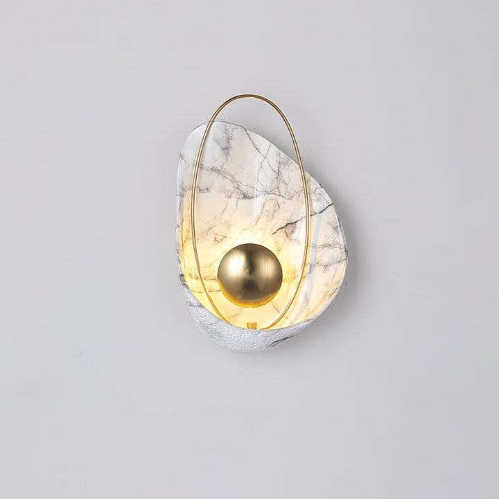 Marbled Shell Wall Sconce