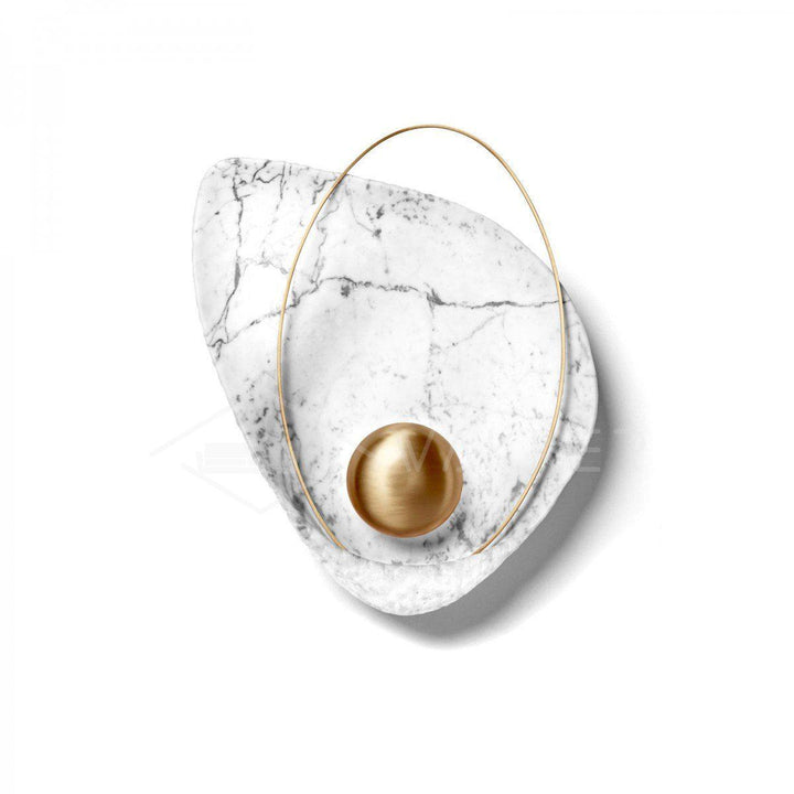 Marbled Shell Wall Sconce