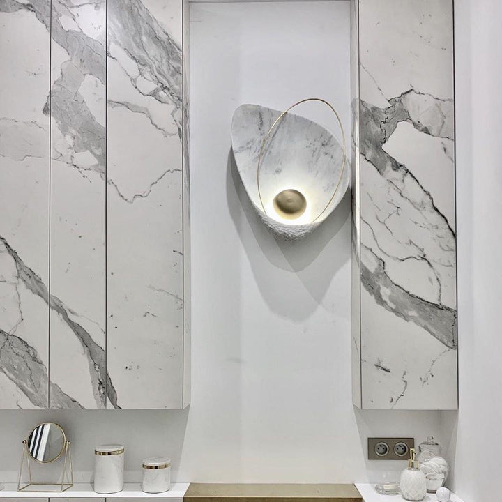 Marbled Shell Wall Sconce