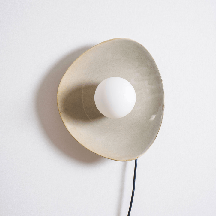 Pebble Disc Plug-in Wall Light