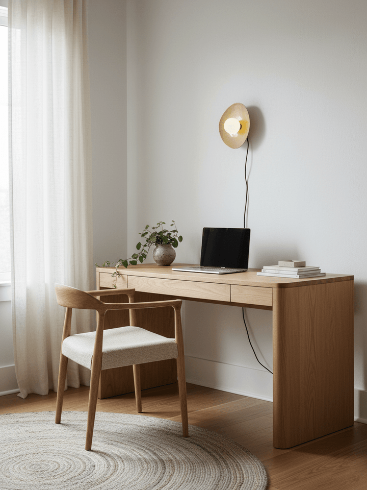 Pebble Disc Plug-in Wall Light