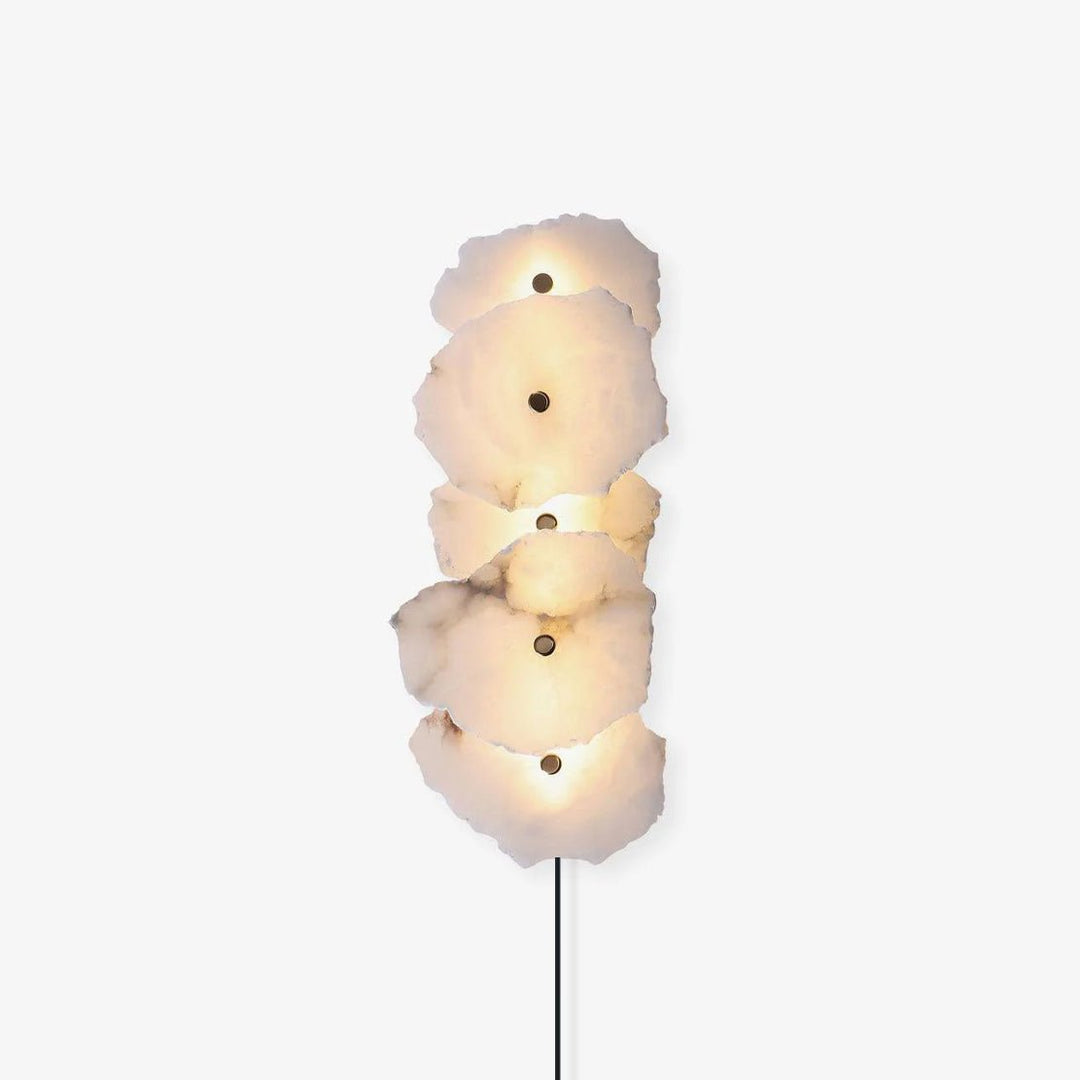Petra Alabaster Plug-in Wall Lamp