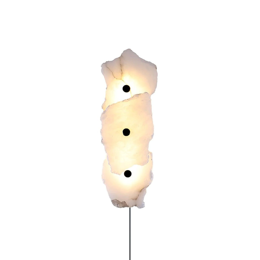 Petra Alabaster Plug-in Wall Lamp