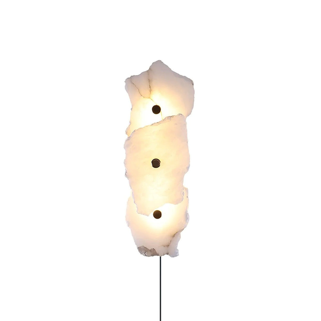 Petra Alabaster Plug-in Wall Lamp