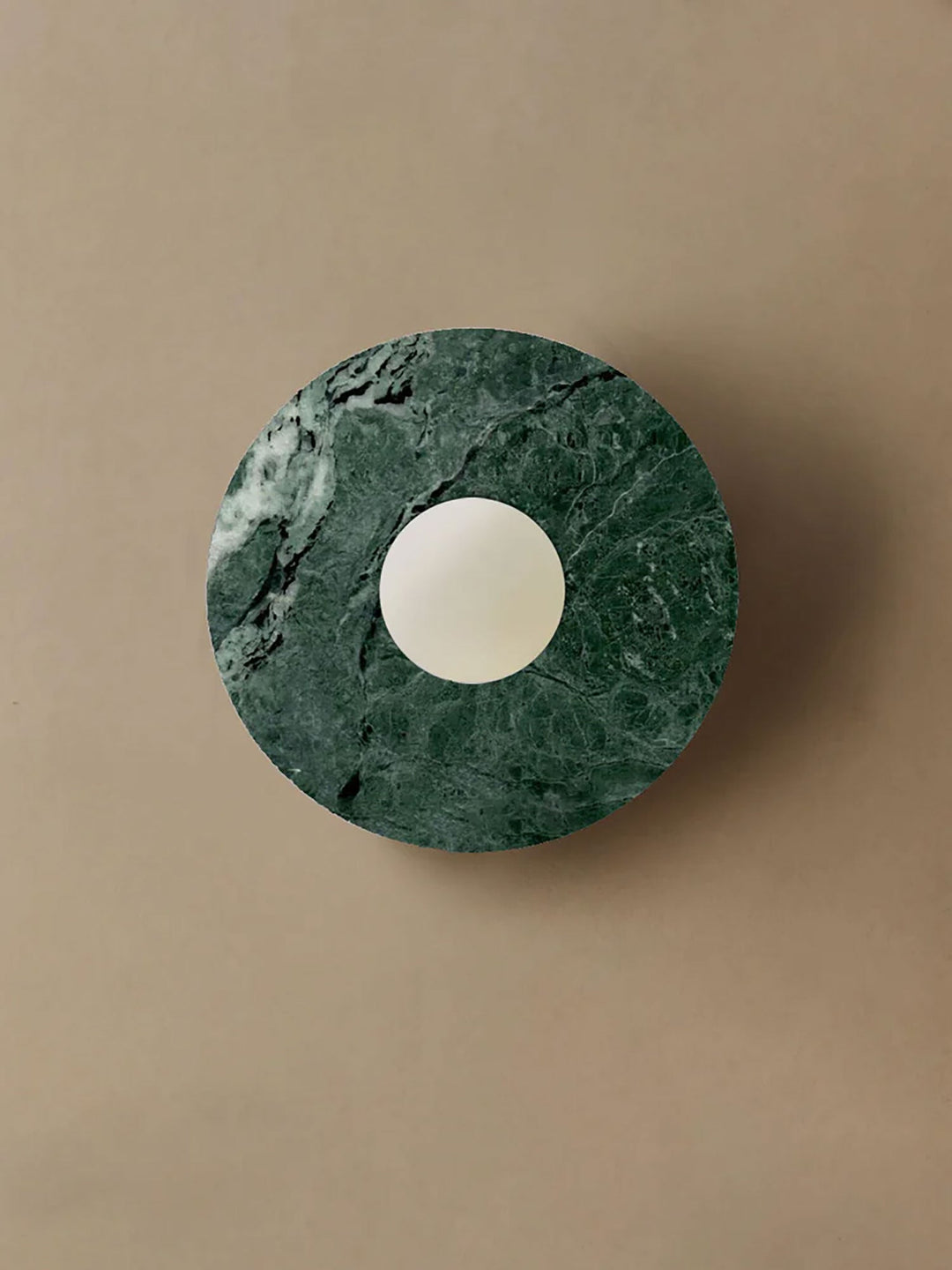 Pietraluna Round Stone Disc Wall Sconce
