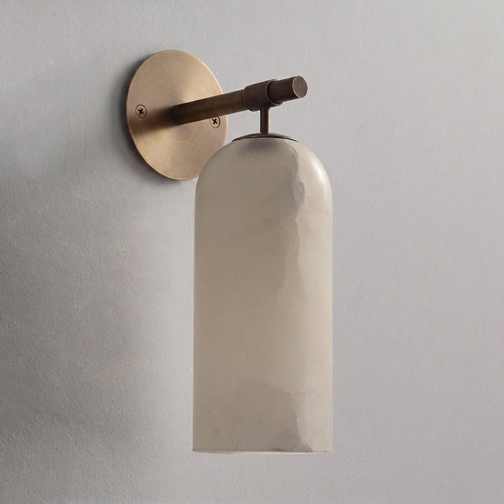 Pillar Alabaster Wall Sconce