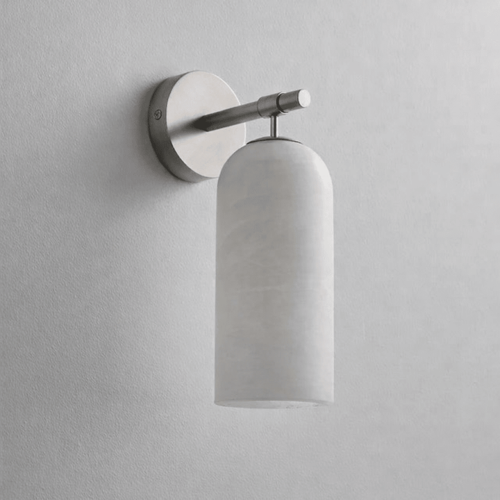Pillar Alabaster Wall Sconce