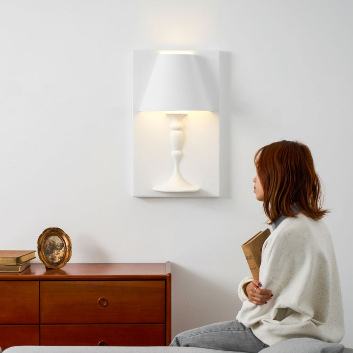 Plaster Picture Wall Lamp