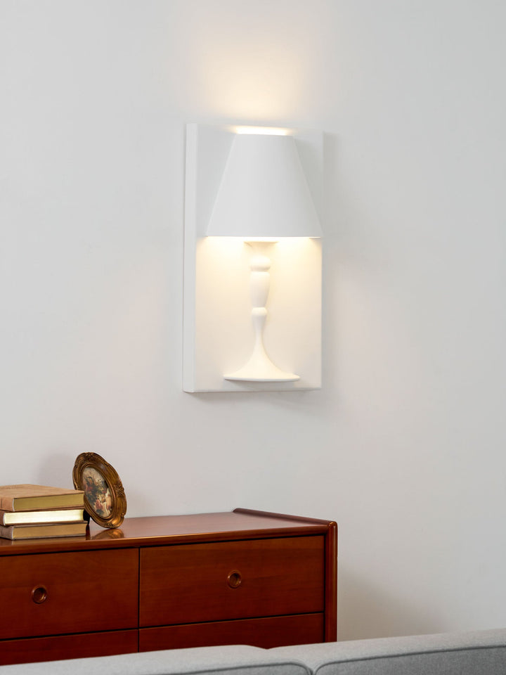 Plaster Picture Wall Lamp