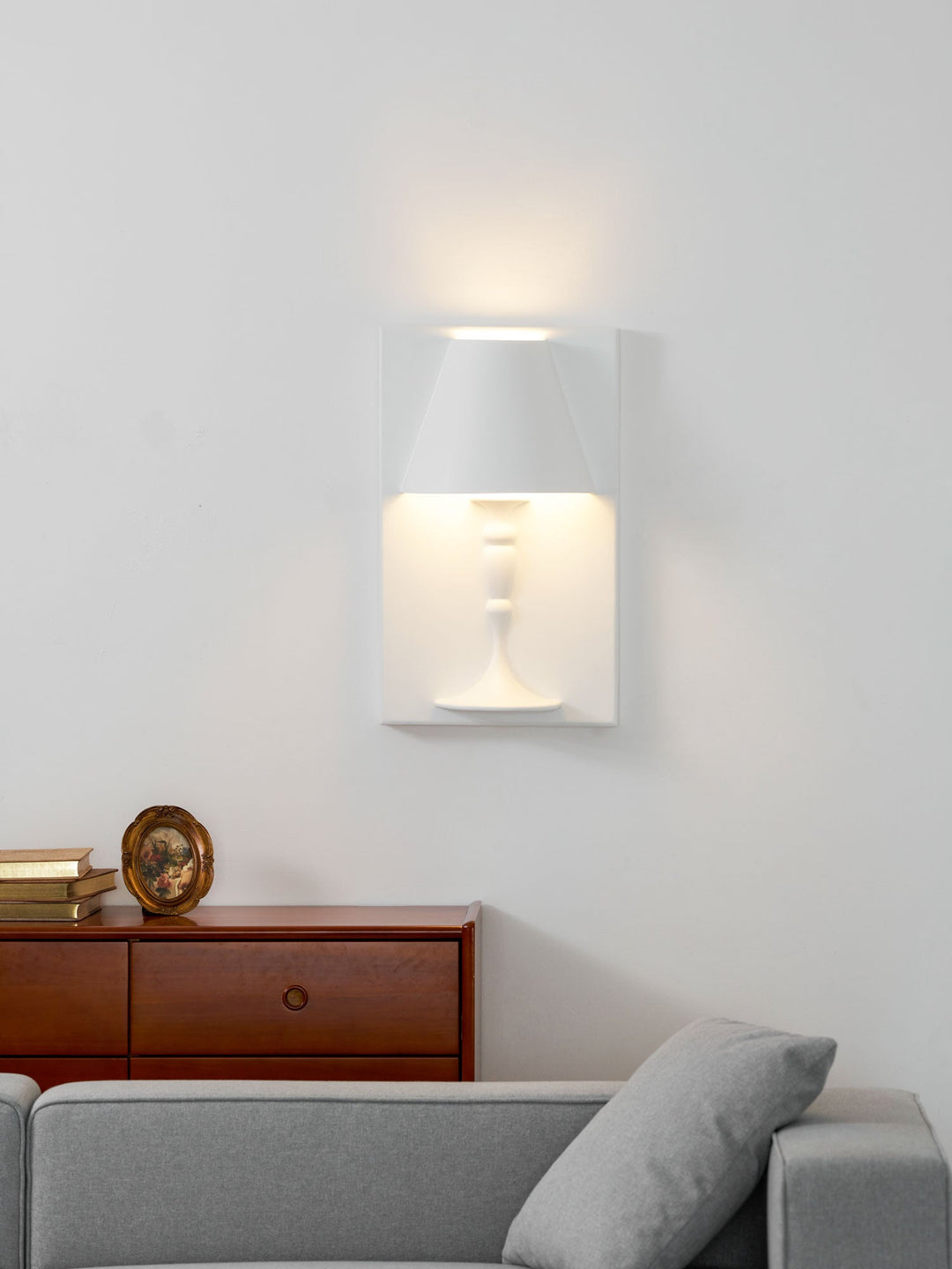 Plaster Picture Wall Lamp