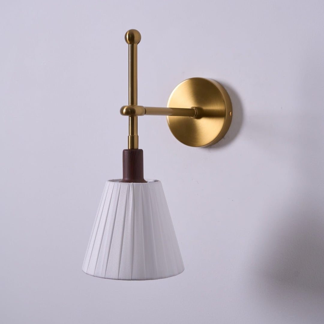 Pleated Fabric Wall Lamp