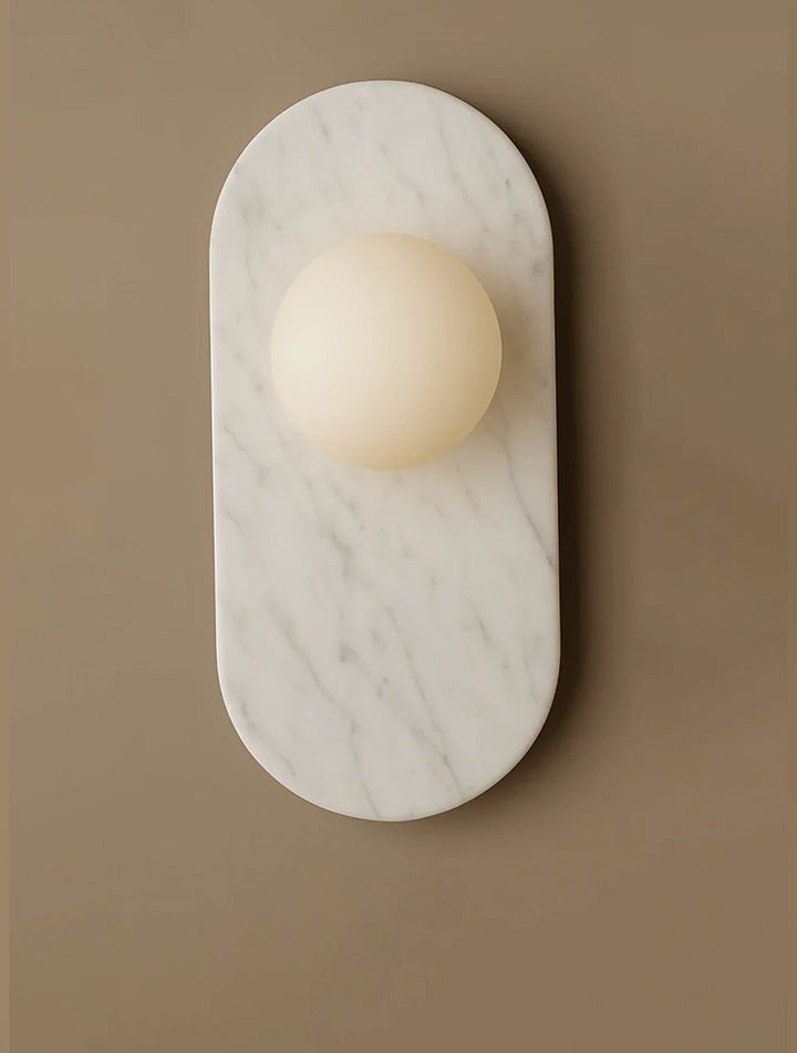 Plinto Marble Wall Sconce