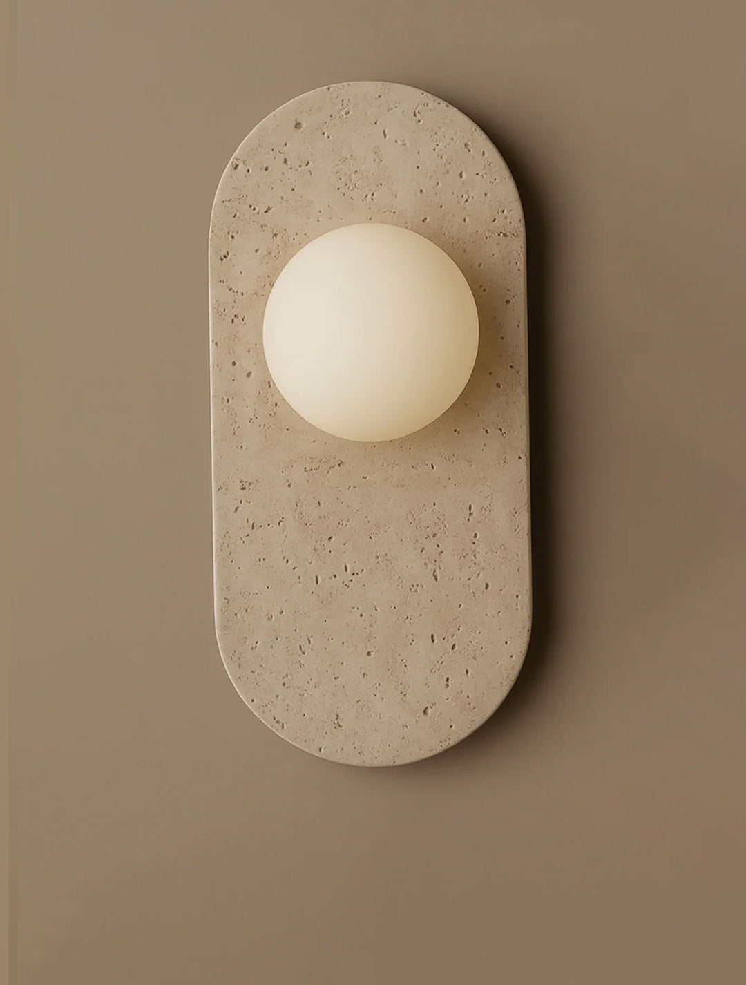 Plinto Marble Wall Sconce