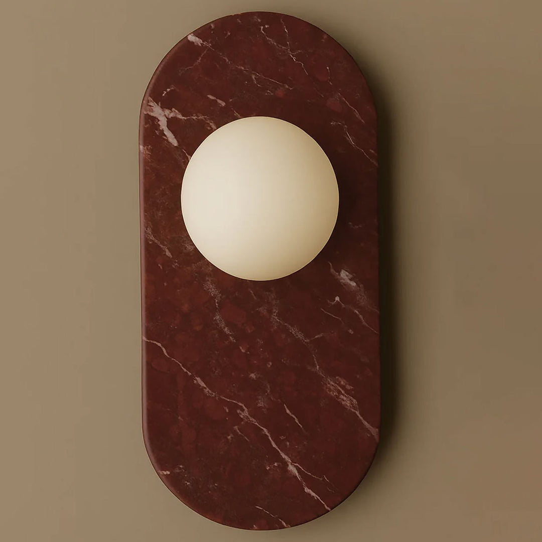 Plinto Marble Wall Sconce