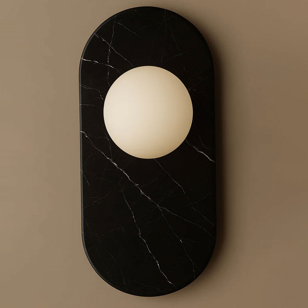 Plinto Marble Wall Sconce