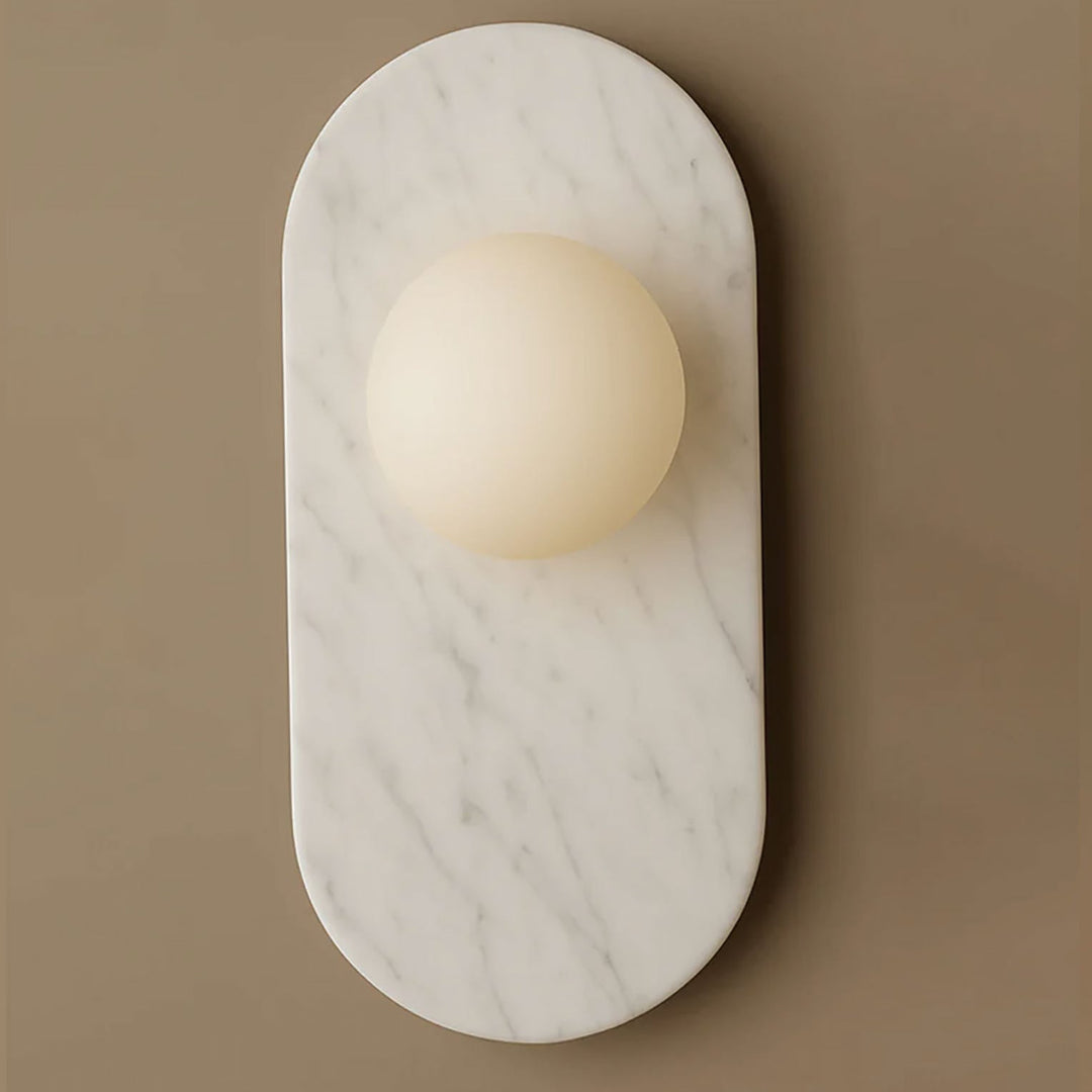 Plinto Marble Wall Sconce