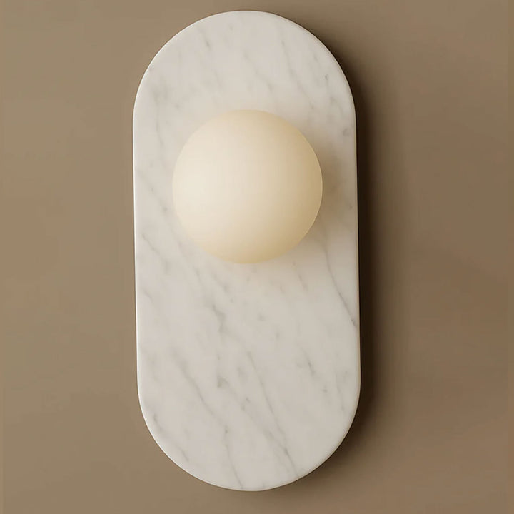 Plinto Marble Wall Sconce