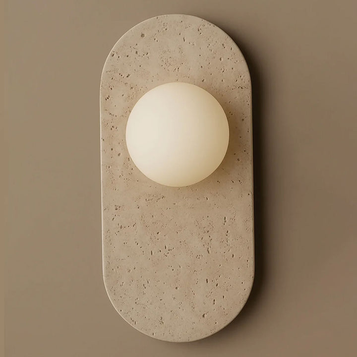 Plinto Marble Wall Sconce